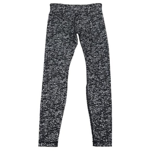 Lululemon Wunder Under Pant III Luxtreme In Iced Wave White Black Size 8 - Picture 5 of 7